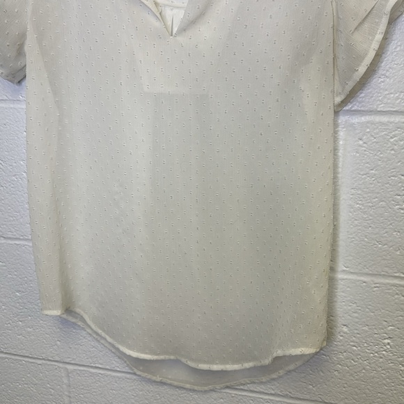 Daniel Rainn Cream V-Neck Blouse - Picture 5 of 9